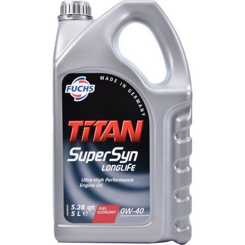 Fuchs Titan Supersyn Long Life 0W-40 5 л, (601425271) моторное масло фото