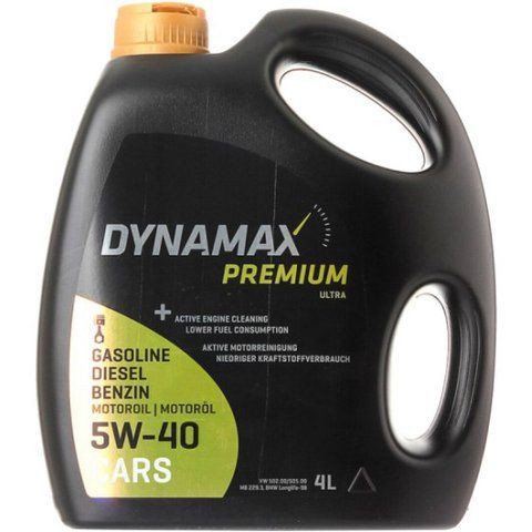 Dynamax Premium Ultra 5W-40, 4 л (501603) моторна олива фото