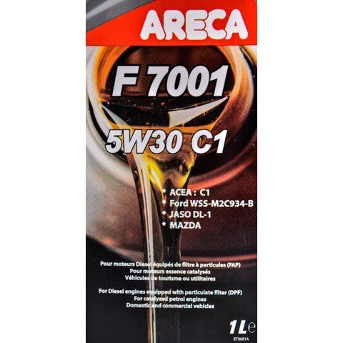 Areca F7001 C1 5W-30 1 л, (021c000100) моторна олива фото