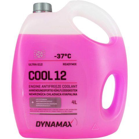 Dynamax Cool Ultra G12 красный -37 &deg;C, 4 л (502577) готовый антифриз фото