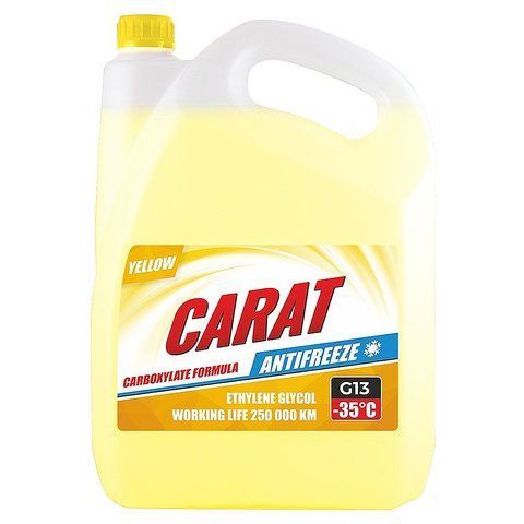 Carat Antifreeze G13 желтый, 9 л (KR82417) готовый антифриз фото