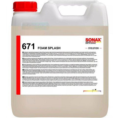 Sonax Foam Splash Evolution, 10 л (671600) активная пена фото