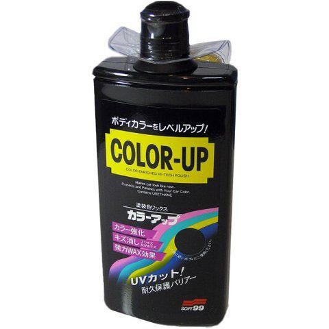 Кольоровий поліроль для кузова SOFT99 Color-Up чорний фото