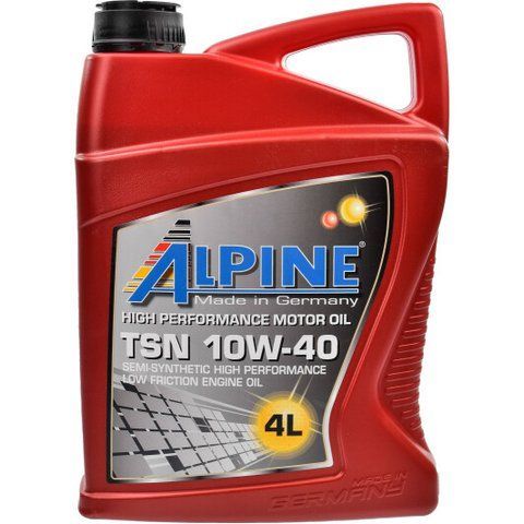 Alpine TSN 10W-40 4 л, (100139) моторна олива фото