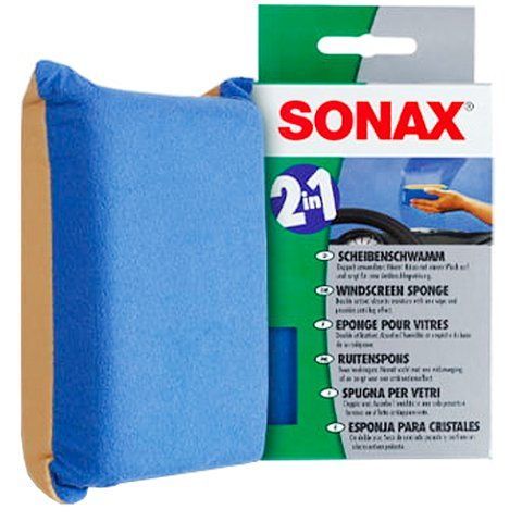 Sonax 2 in 1 (417100) губка для скла фото