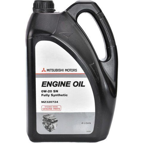 Mitsubishi Engine Oil SN 0W-20 4 л, (MZ320724) моторное масло фото