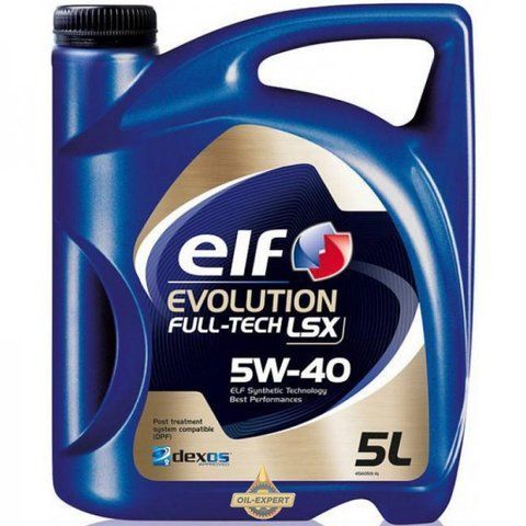 Elf Evolution Full-Tech LSX 5W-40 5 л, (213922) моторна олива фото