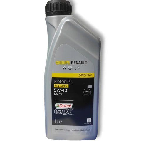 Renault Castrol GTX 5W-40 RN 710, 1 л (7711658110) моторное масло фото