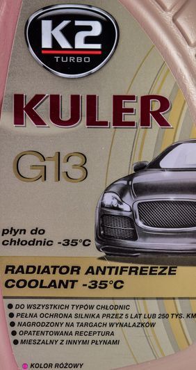 Готовий антифриз K2 Kuler G13 рожевий -35 &deg;C фото