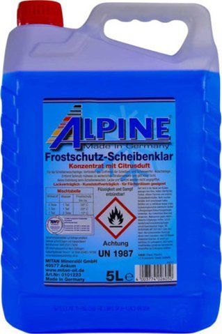 Концентрат омывателя Alpine зимний -80&deg;С 5 л, (12255) фото