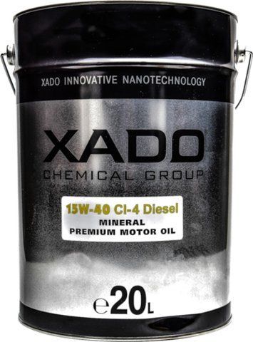XADO Atomic CI-4 Diesel 15W-40 20 л, (xa28514) моторна олива фото