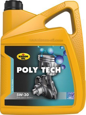 Kroon Oil Poly Tech 5W-30 5 л, (35467) моторное масло фото
