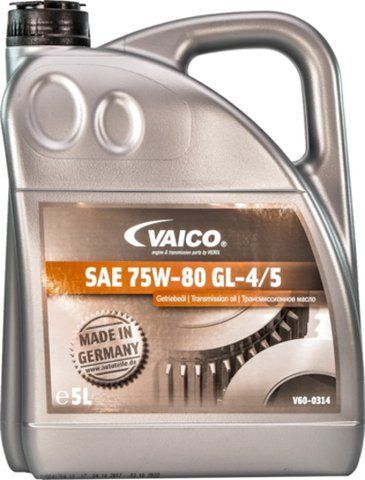 Vaico GL-4/5 75W-80, 5 л (v600314) синтетична трансмісійна олива фото