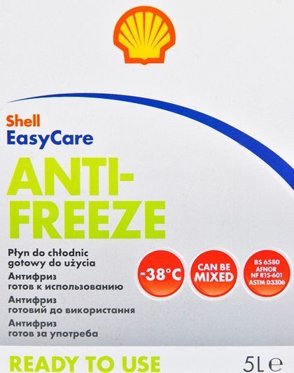Готовий антифриз Shell G11 синій -38 &deg;C фото