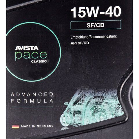 AVISTA Pace CLASSIC SF/CD 15W-40 5 л, (150801) моторна олива фото
