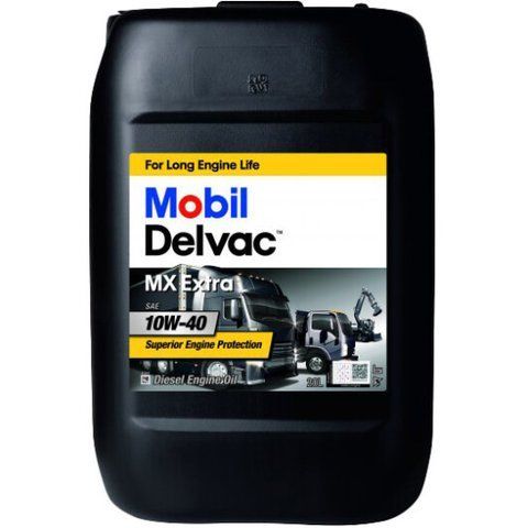 Mobil Delvac MX Extra 10W-40 20 л, (10W40DMXE20L) моторное масло фото