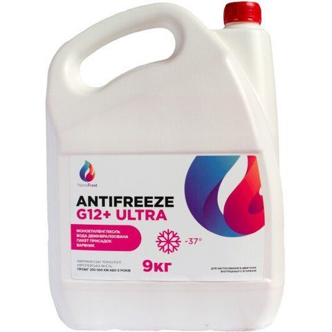 Готовий антифриз NanoFrost Ultra G12+ рожевий -37 &deg;C фото