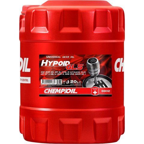 Chempioil Hypoid GLS GL-4 MT-1 GL-5 LS 80W-90, 20 л (CH8802-20) минеральное трансмиссионное масло фото