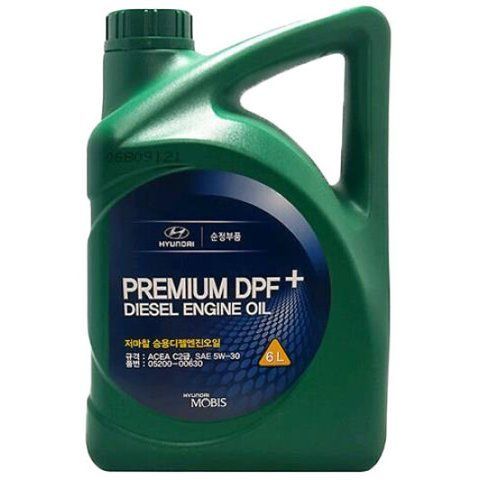 Hyundai Premium DPF+ 5W-30 6 л, (0520000630) моторное масло фото
