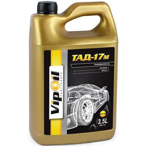 VIPOIL ТАД-17м GL-4 80W-90, 3,5 л (162862) трансмиссионное масло фото