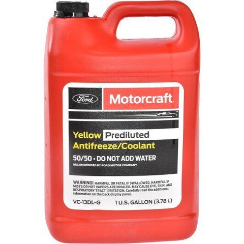 Ford Prediluted Antifreeze/Coolant желтый 3,78 л (VC13DLG) готовый антифриз фото