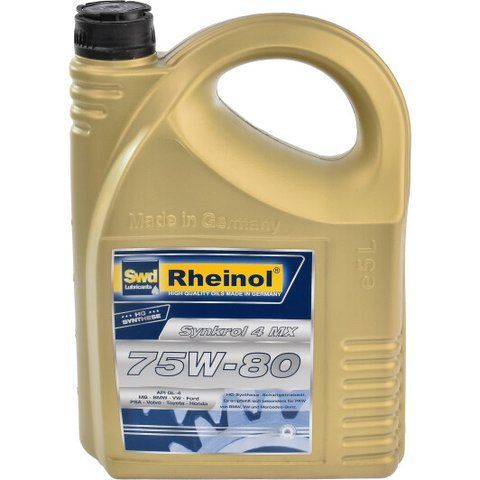 SWD Rheinol Synkrol 4 MX GL-4 75W-80, 5 л (32517580) напівсинтетична трансмісійна олива фото
