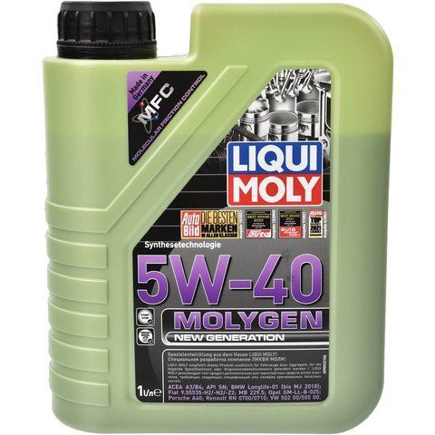 Liqui Moly Molygen New Generation 5W-40 1 л, (9053) моторное масло фото