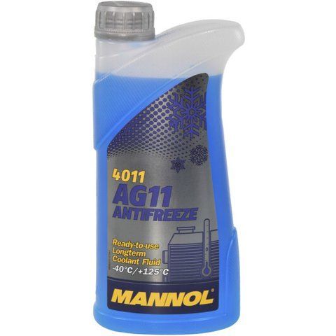 Mannol AG11 Longterm G11 синий -40 &deg;C, 1 л (MN4011-1) готовый антифриз фото