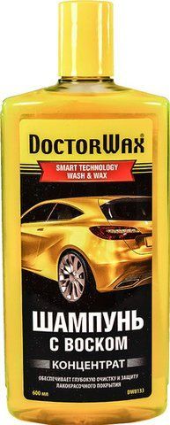 Концентрат автошампуня DoctorWax Smart Technology Wash & Wax с воском фото