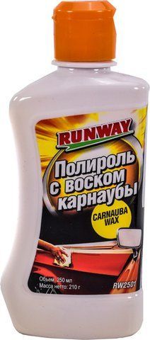 Полироль для кузова Runway Carnauba Wax фото