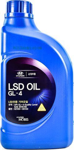Hyundai LSD Oil GL-4 85W-90, 1 л (0210000100) минеральное трансмиссионное масло фото