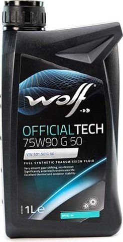 Wolf Officialtech G50 GL-4+ 75W-90, 1 л (8304101) синтетична трансмісійна олива фото