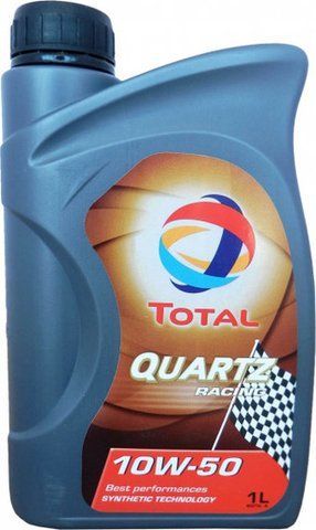 Total Quartz Racing 10W-50 1 л, (166256) моторное масло фото