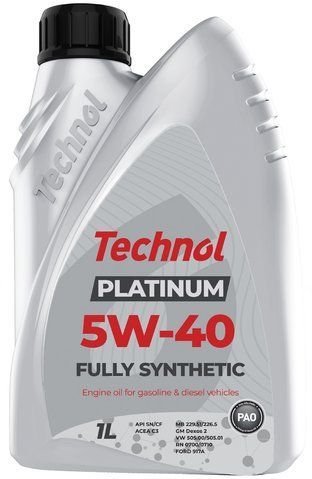 Technol Platinum 5W-40, 1 л (TL93343) моторное масло фото