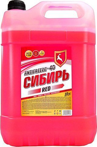 Готовий антифриз Сибір G11 червоний -40 &deg;C фото