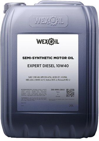 Wexoil Expert Diesel 10W-40, 20 л (9388) моторна олива фото