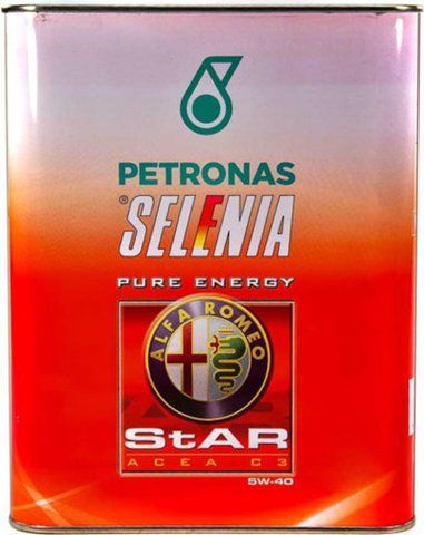 Petronas Selenia Star Pure Energy 5W-40, 2 л (14133701) моторное масло фото