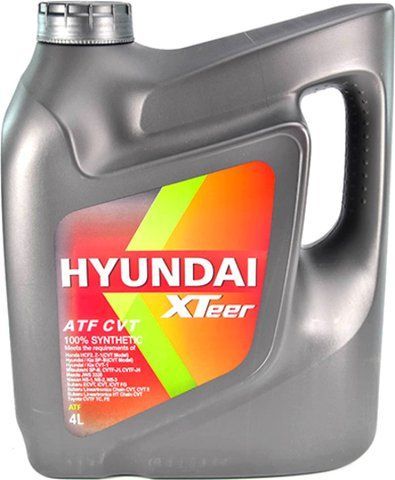 Hyundai XTeer ATF CVT, 4 л (1041413) синтетическое трансмиссионное масло фото