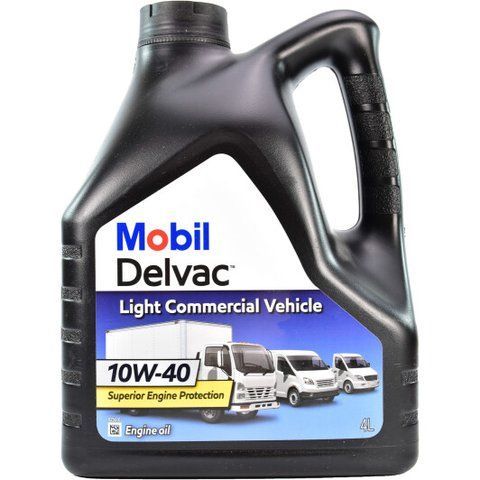 Mobil Delvac Light Commercial Vehicle 10W-40 4 л, (153745) моторное масло фото