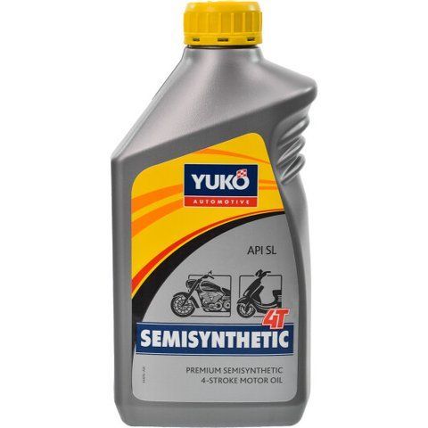 Yuko Semi-Synth 10W-40, 1 л моторна олива 4T фото