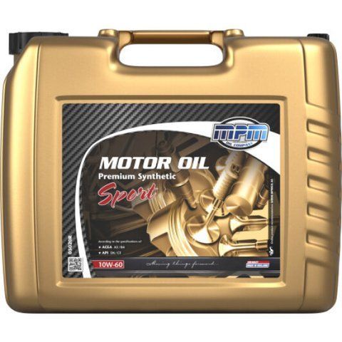 MPM Premium Synthetic Sport 10W-60 20 л, (05020R) моторное масло фото