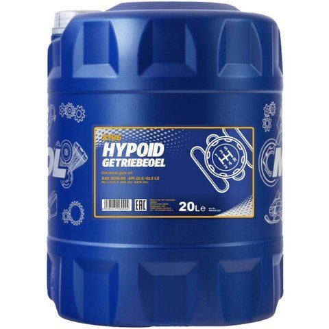 Mannol Hypoid Getriebeoel GL-4 GL-5 LS 80W-90, 20 л (MN8106-20) мінеральна трансмісійна олива фото