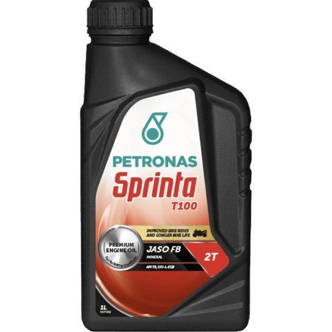 Petronas Sprinta T100, 1 л (73122E15EU) моторна олива 2T фото