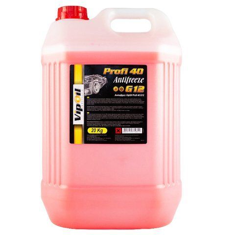 Готовый антифриз VIPOIL Profi 40 G12 красный -30 &deg;C фото