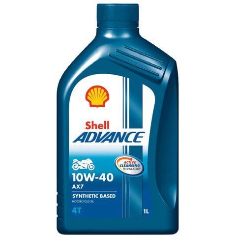 Shell AX7 10W-40, 1 л (AX710W401L) моторна олива 4T фото
