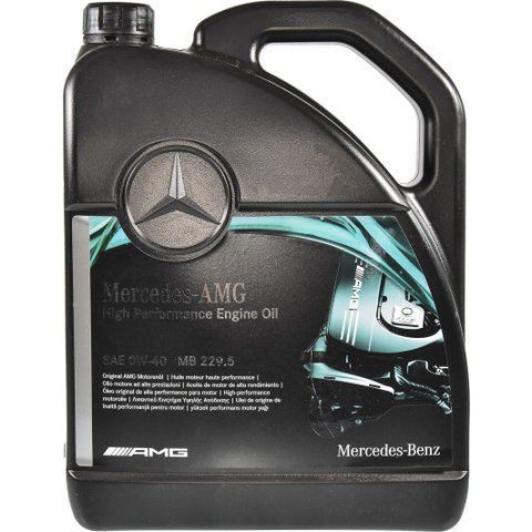 Mercedes-Benz High Performance Engine Oil MB AMG 229.5 0W-40 5 л, моторное масло фото