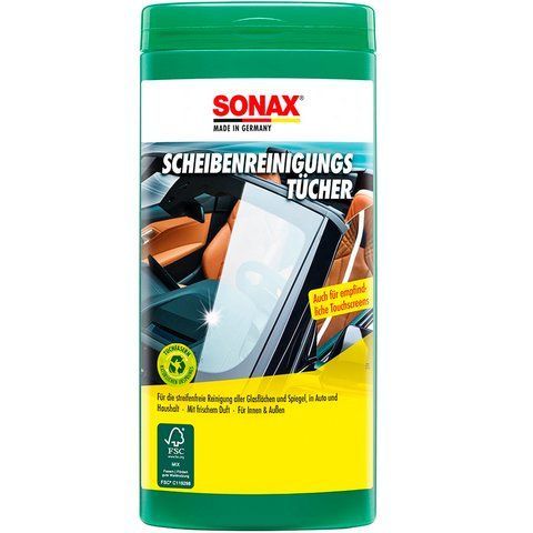 Sonax Scheiben Reiniger T&uuml;cher, 25 шт (412000) салфетки фото