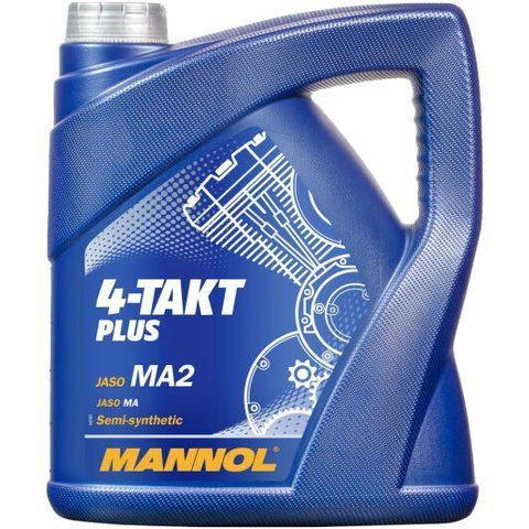 Mannol 4-Takt Plus 10W-40, 4 л (MN7202-4) моторна олива 4T фото