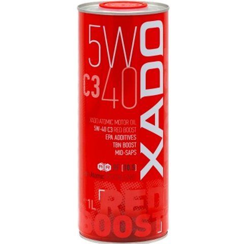 XADO Atomic Oil 5W-40 C3 Red Boost, 1 л (XA26122) моторна олива фото