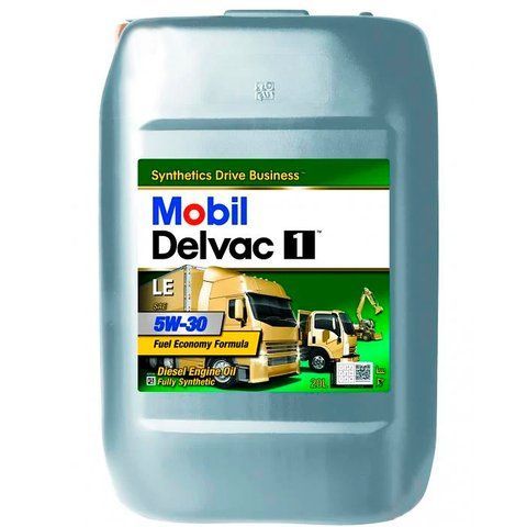 Mobil Delvac 1 LE 5W-30, 20 л (0050769) моторное масло фото